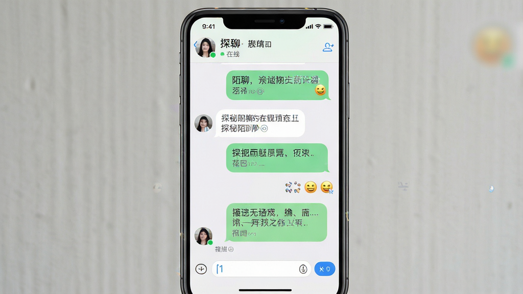 一张手机聊天界面特写图,画面主体为竖屏手机显示