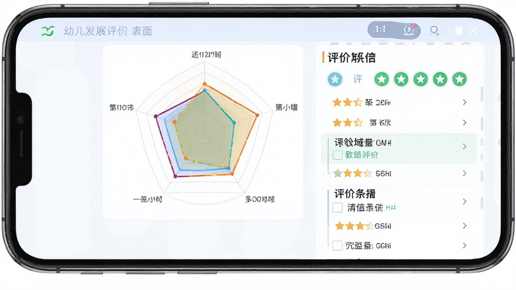 һ�𳤴��ʦAPP���׶���չ���۽��棬��������Ϊ�ֻ���Ļ��ʾ�������״�ͼ��������Ŀ�б�������Ϊͼ�������б����µĽṹ�����Ϊרҵ����������UI��ϸ�ڰ�����ɫ�״�ͼ�������Ǽ������ֱ�ǩ�����ʸ���ɾ��޶���Ԫ��