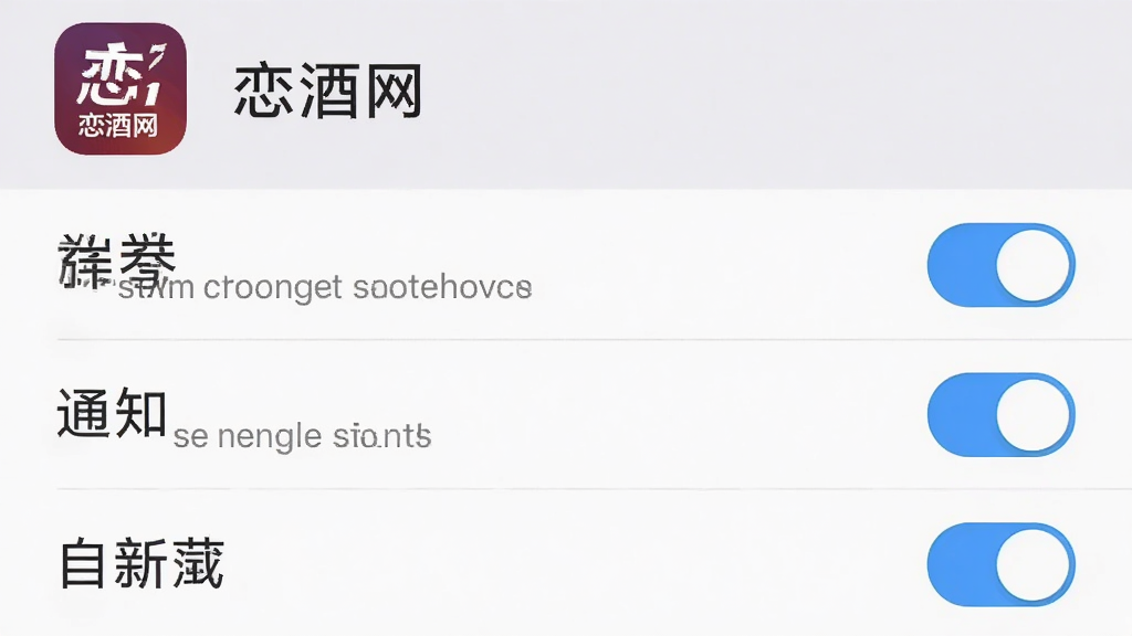 手机设置界面中应用权限管理页面,主体为权限开关列表,布局上顶部为应用图标与名称,下方为存储、通知等权限条目,风格为系统原生简洁设计,细节包括开关按钮、说明文字、