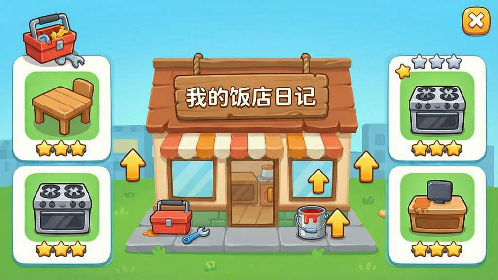 һ�ſ�ͨ���ĵ����������棬����������һ������װ�޵�С���꣬ǽ���Ϲ���