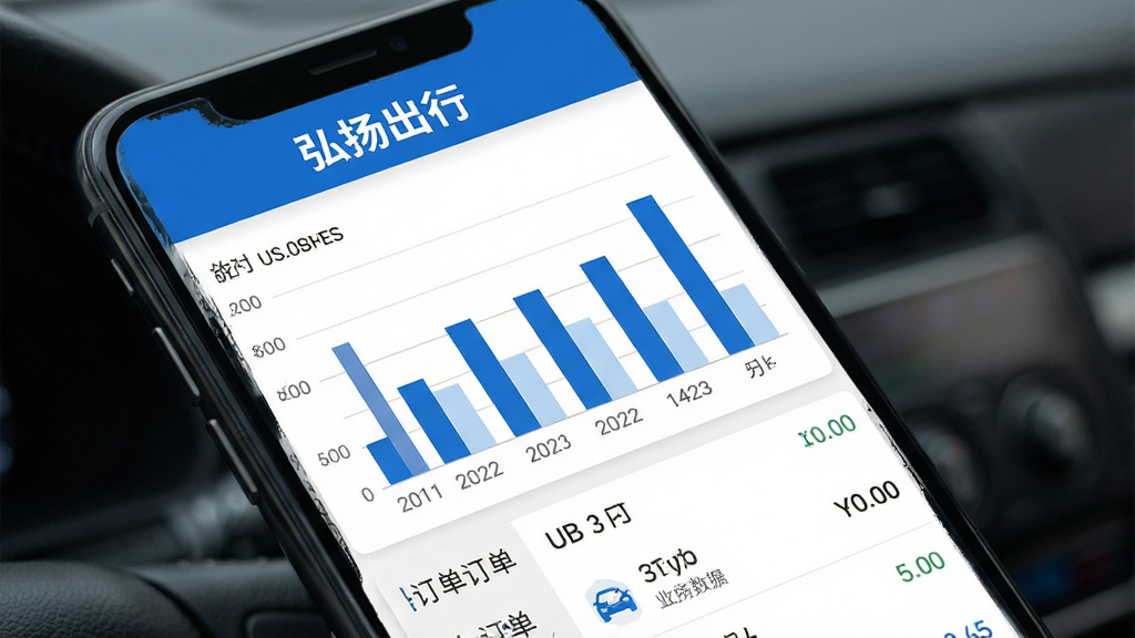 �������˾��������ͳ��ҳ�棬�ֻ���Ļ��ʾ��״ͼ�붩���б���ҳ�涥��д�С�������С���ʶ����ɫΪ������䣬��������ݻ���ϸ�����������ʸɾ�������Ԫ��