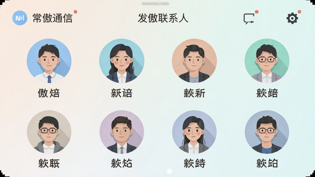 手机界面截图风格画面,展示