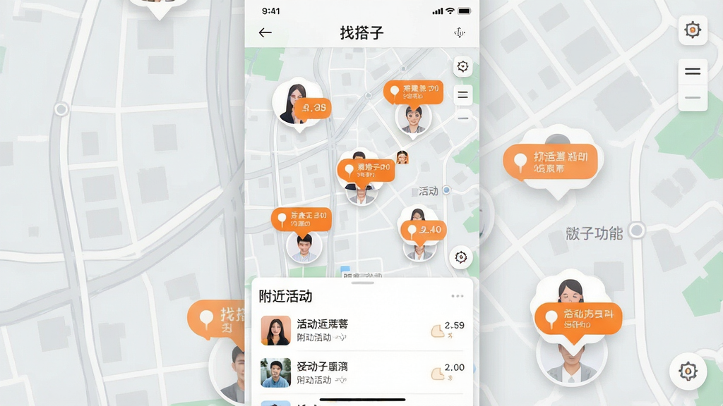 一张AI生成的地图场景图,画面展示