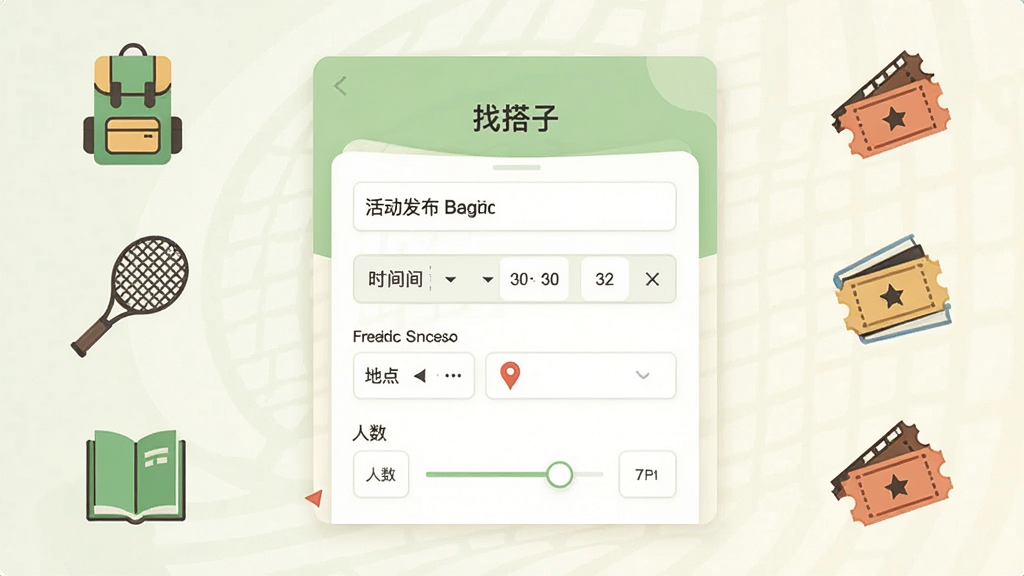 一张AI生成的功能展示图,画面中央是