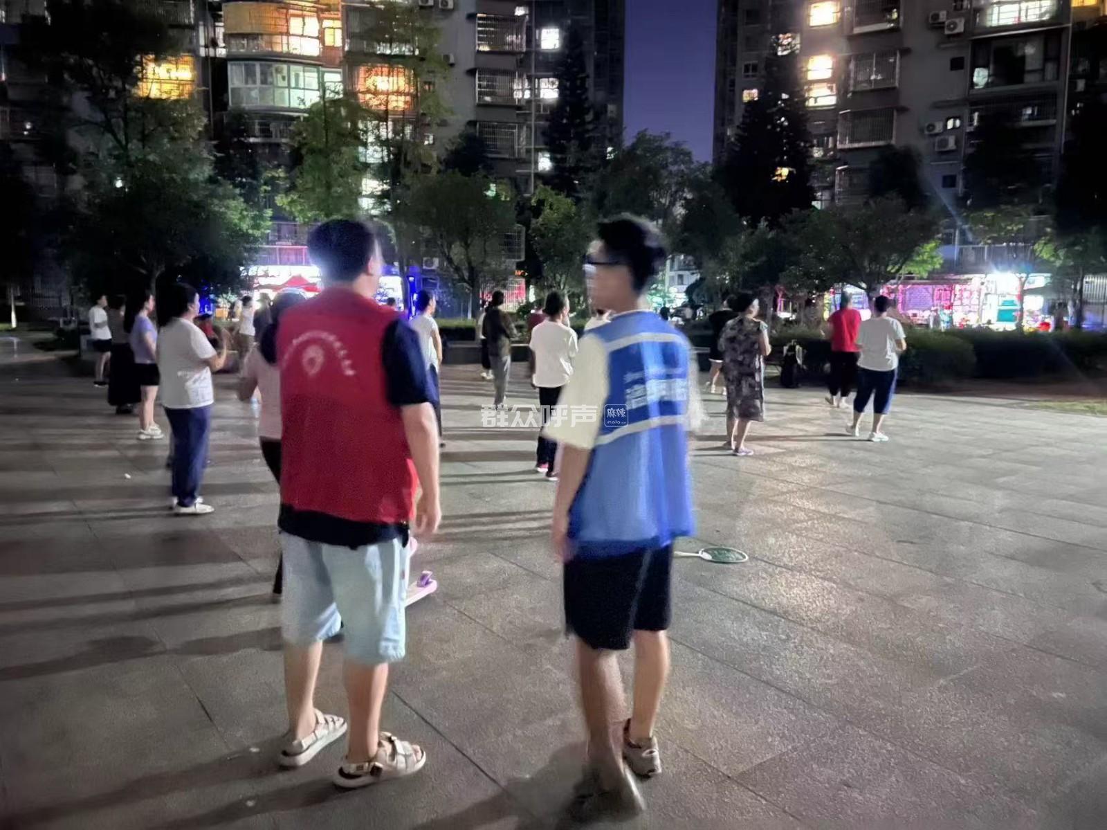 邻里广场舞噪音扰民沟通协商现场图片 包含邻里广场舞