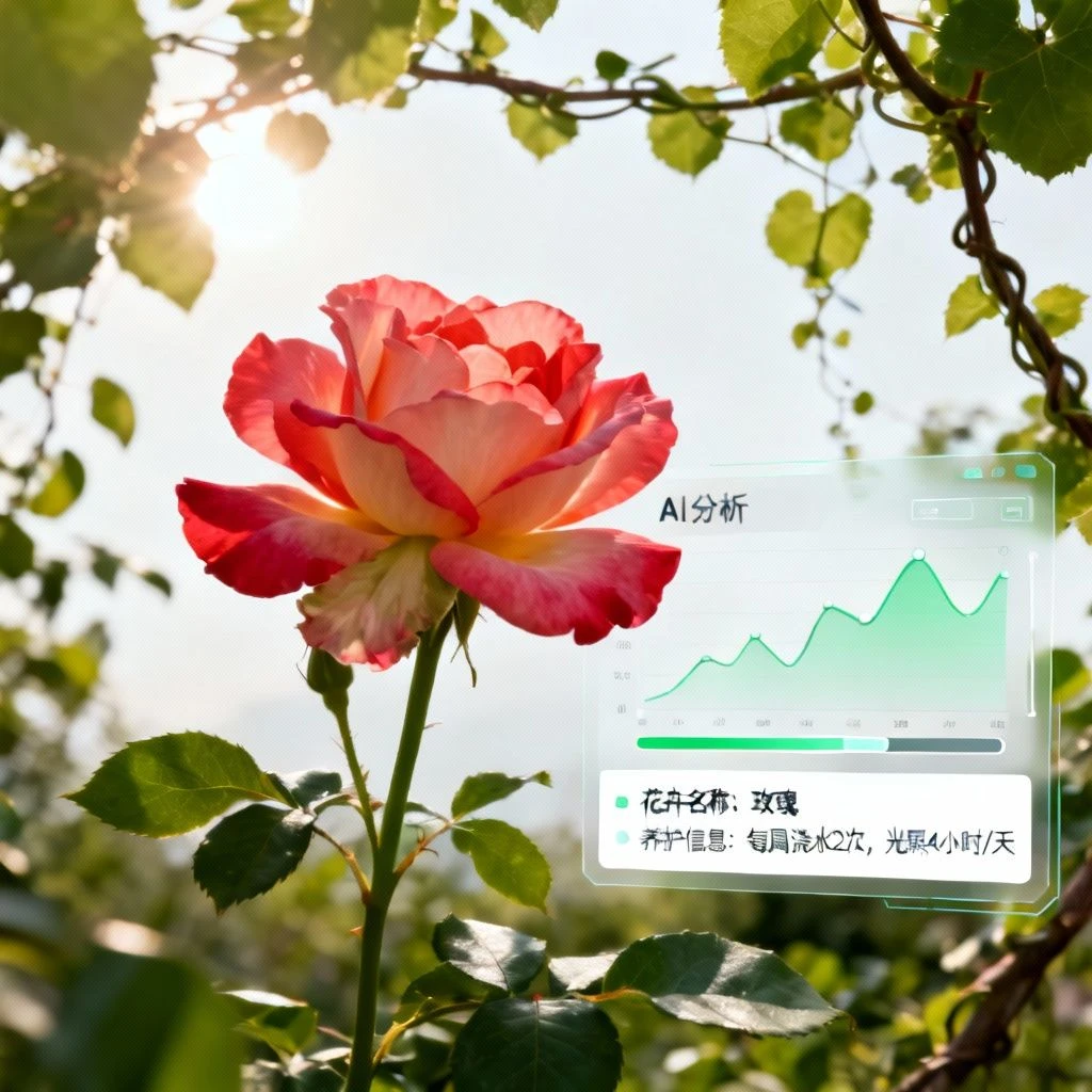 植物识别大师识别月季绿萝等常见花草的准确率实测对比图