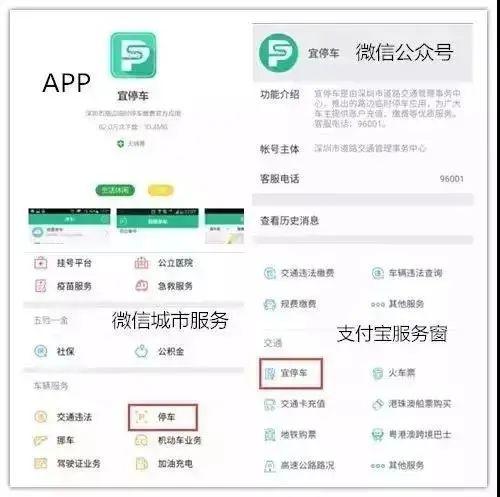 宜停车 安卓版 操作界面