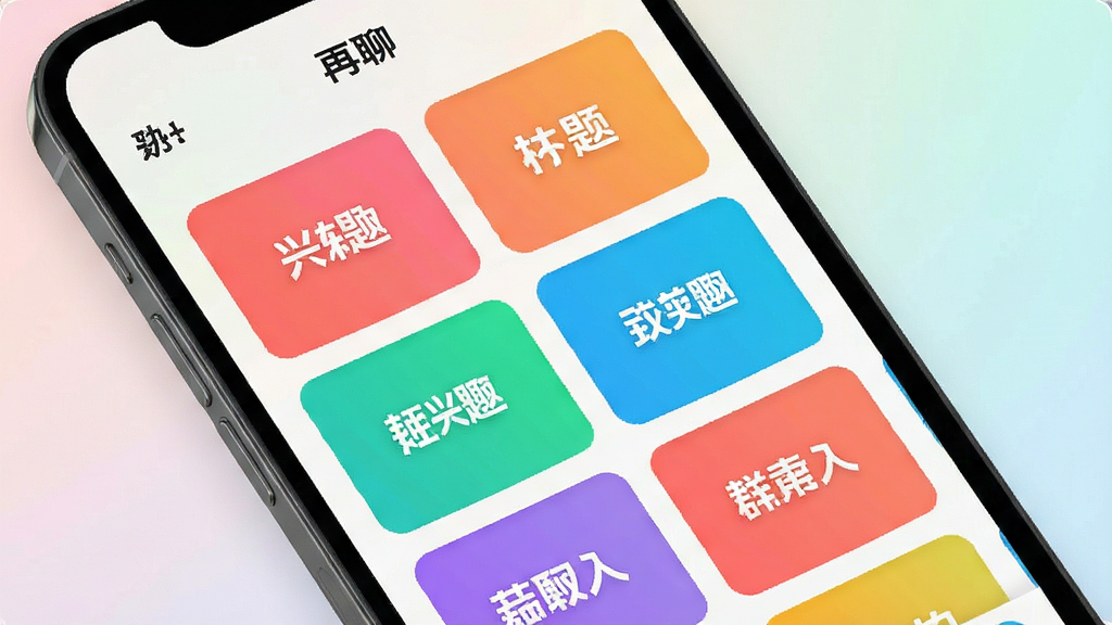 手机界面展示