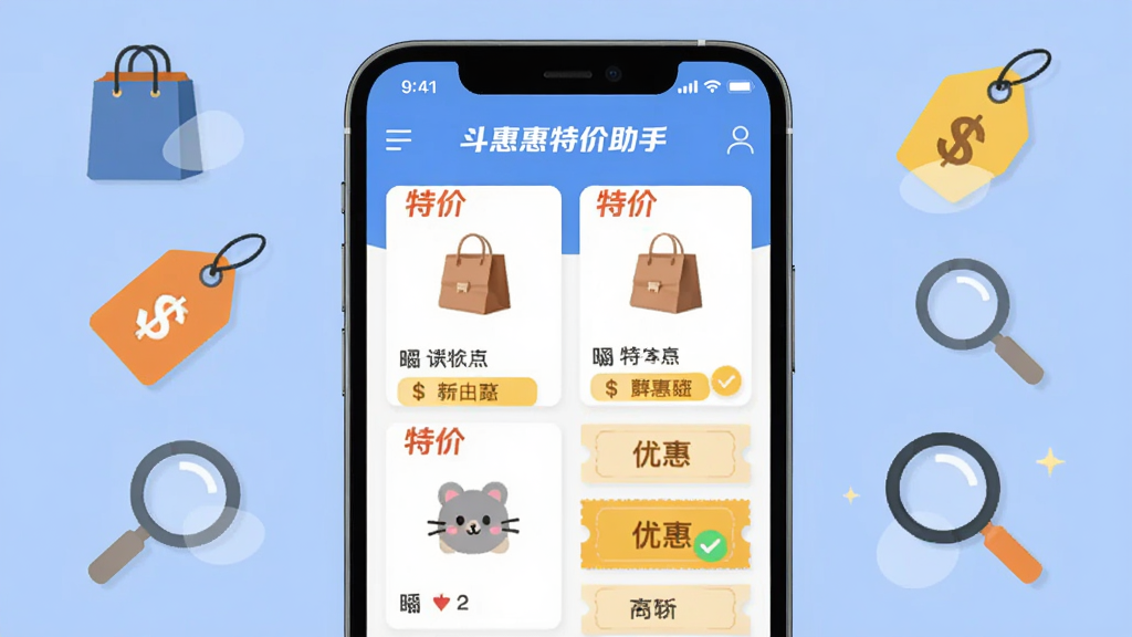 手机屏幕中央展示