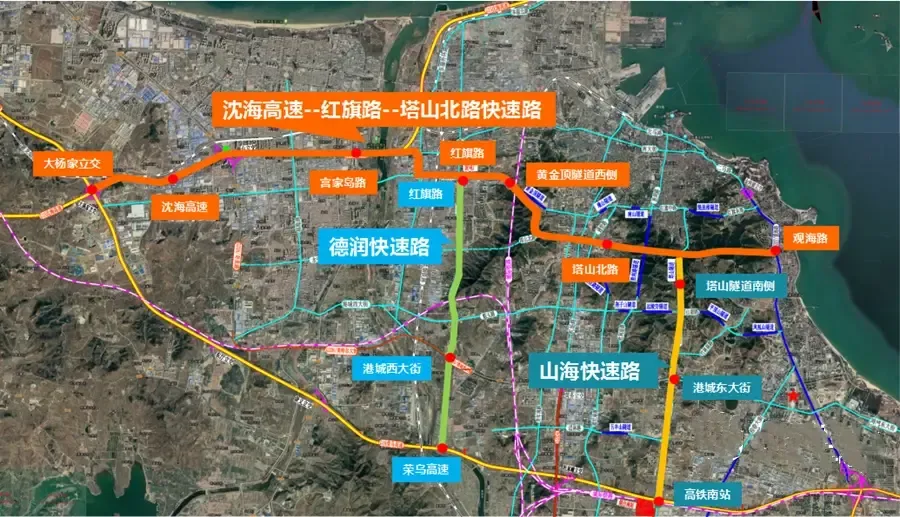 烟台出行交通攻略避堵路线全景图