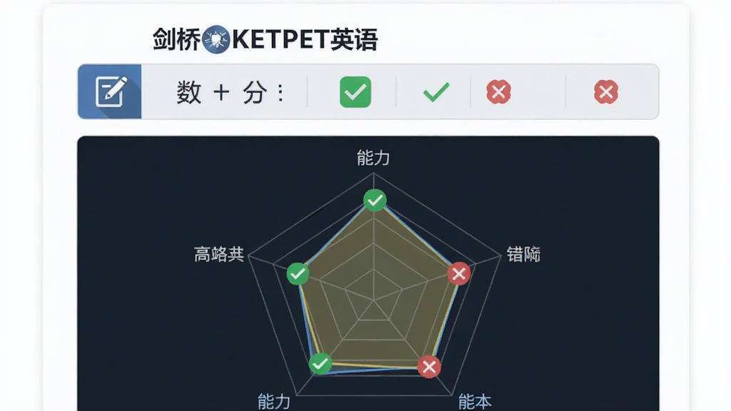����Ϊһ�ųɼ����浥���״�ͼ���棬����Ϊ�Ϸ��������·������״�ͼ���Ű�������������Ϊ��Լ�����ƽ�磬ϸ�ڰ���������KETPETӢ����⡢���Ȿͼ�ꡢ��ɫ�Թ����ɫ��ű�ǣ����ʸ��壬����ɾ����޶���Ԫ��