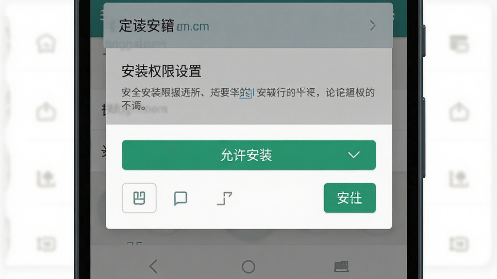 ����չʾ��׿�ֻ���Ļ������װȨ�����ý��棬����Ϊ�ֻ������ò˵���д�����־��У�����ƽ���̳̲�ͼ��ϸ�ڰ�����������װ����ť�밲ȫ��ʾ���֣����������ɾ��޶���Ԫ��
