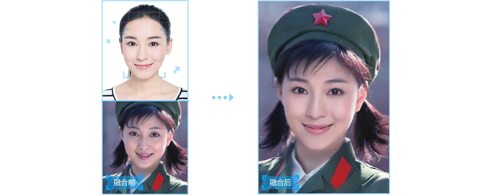真颜AI换颜计划自然换脸效果对比 正脸与侧脸出图细节