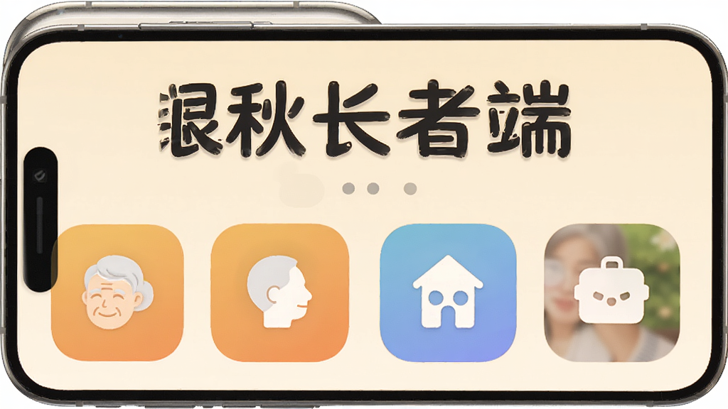 �ֻ���Ļ����չʾһ����Ϊ�����ﳤ�߶ˡ���APP���棬���岼��Ϊ���������������ͼ�꣬��ҳ����������Ŀ�Ĵ�ť������Ϊ��ů��ǳ��ɫ�������ɾ���ϸ����ͼ�����Բ����ƣ���������������ɾ��޶���Ԫ��