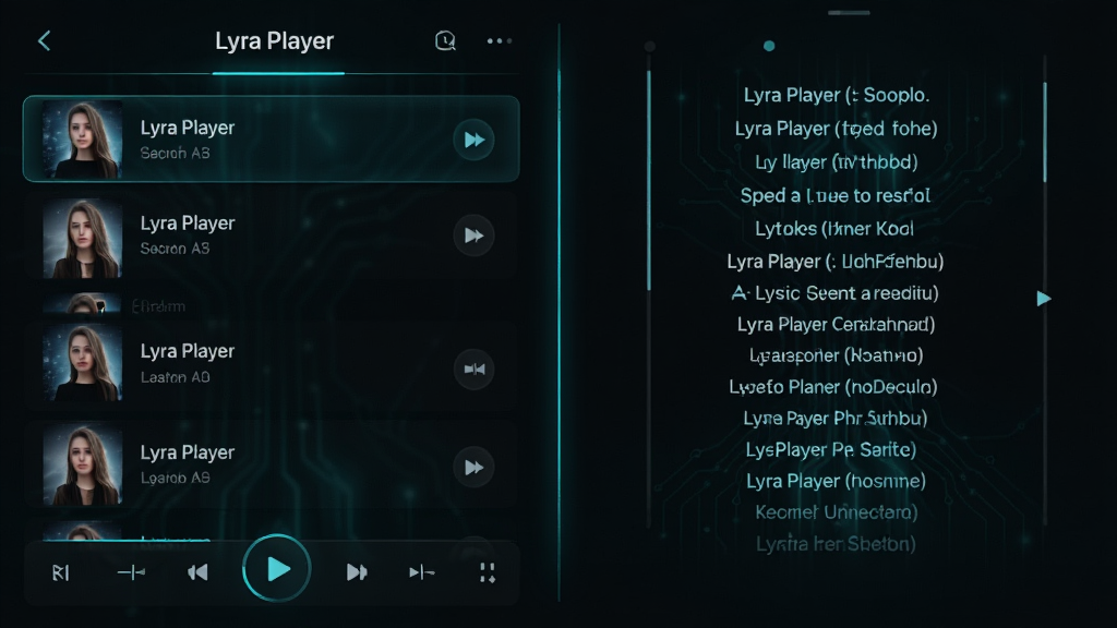 Lyra Player ���ֲ���������չʾͼ���������Ϊ�����б����棬�Ҳ�Ϊ��ʹ������棬�м���ϸ�߷ָ������������ɫ����������ɫ�߹⣬���Ƽ���࣬���ֶԳƣ�ϸ�ڷḻ����������������ɾ�