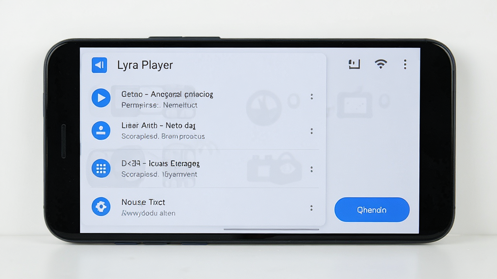 Lyra Player ��׿�ֻ����������ý���չʾͼ����Ļ��ʾȨ�޹�����洢����ѡ���б�������Ϊǳɫ��������ɫͼ�꣬�����ˬ�����ֹ�����ϸ����ȷ����������������ɾ�