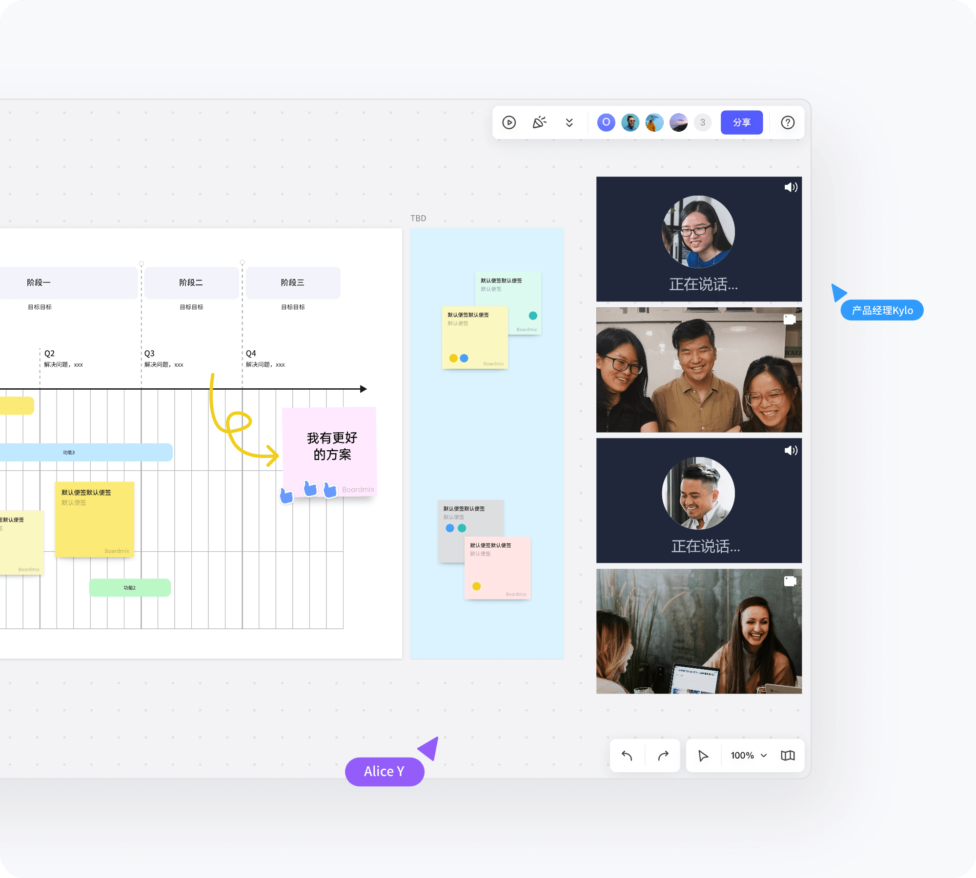 SudoBoard白板导出PDF和分享链接设置界面