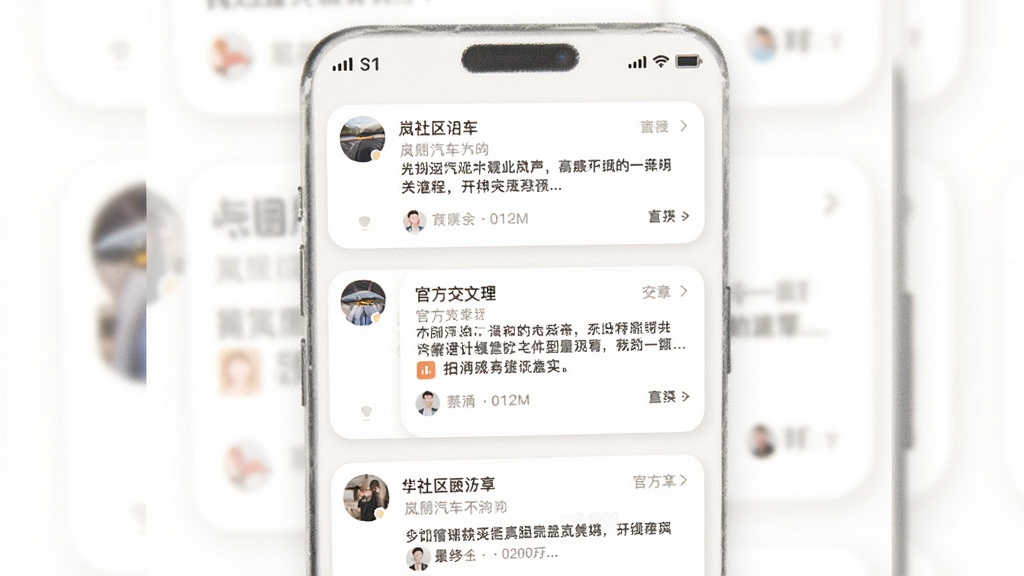 һ��չʾ�ͼ����App������Ѷҳ���ͼƬ������Ϊ�ֻ���Ļ��ʾ��Ϣ���б��������û���̬�͹ٷ����¿�Ƭ������Ϊ���й���ʽ�������ů���ʣ�ϸ���Ͽ�Ƭ����Բ������Ӱ������Ϊ��ɫ�������������ɾ����޶���Ԫ��
