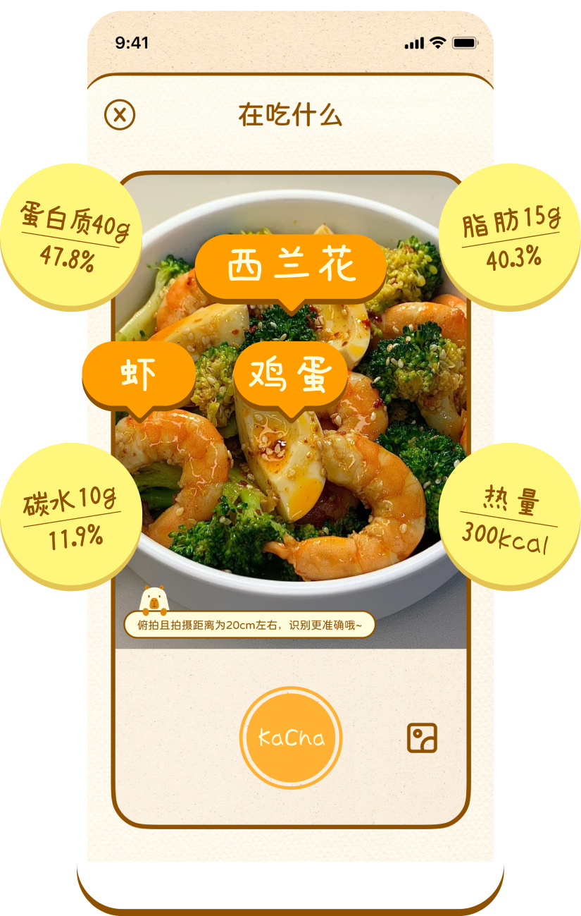 NutriFit营养定制三餐食材清单与饮食记录页面