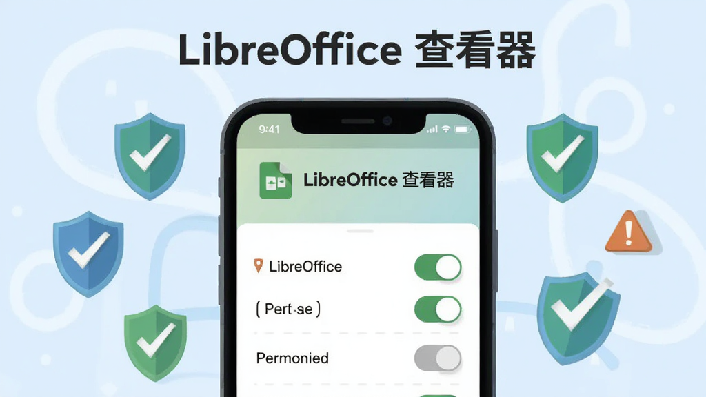 画面主体为一部手机展示安装权限设置界面与软件名称