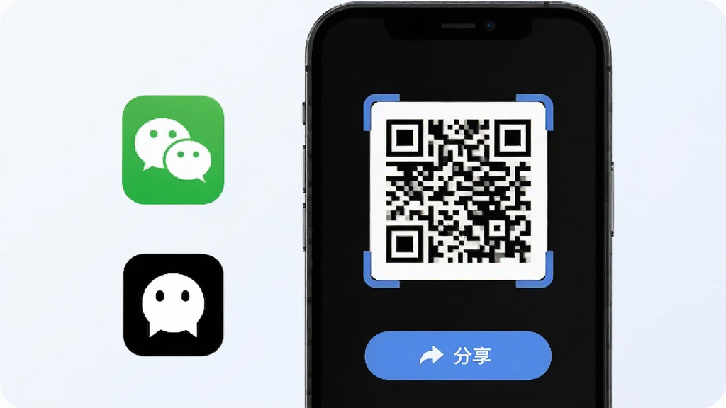һ��չʾ������뺯�������ܵ�ʾ��ͼ������Ϊ�ֻ���Ļ��ʾ���ɵ������ά��ͷ�����ť���Ա���΢�ź�QQ��ͼ��ʾ���������������Ϊǳɫ���䣬���������ִ��������������ɾ��޶���Ԫ��