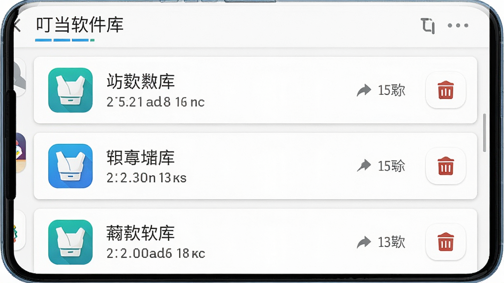 一张手机存储管理界面图,画面展示安卓手机屏幕上的