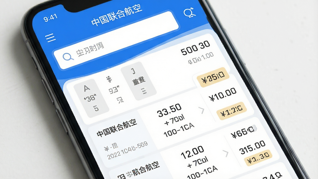 һ���ֻ�Ӧ�ý���չʾ�й����Ϻ���APP��Ʊ����ҳ�棬����Ϊ�ֻ���Ļ��д��������������λ�ڶ����������б��������У��Ű������죬���Ϊ������������磬ϸ�ڰ�������ѡ�������۸��ǩ�ͺ���ʱ����Ϣ�����������ɾ��޶���Ԫ��