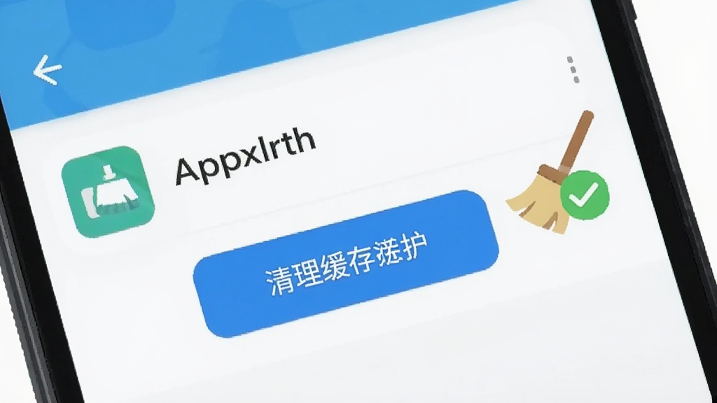 手机屏幕显示应用管理界面,界面中有