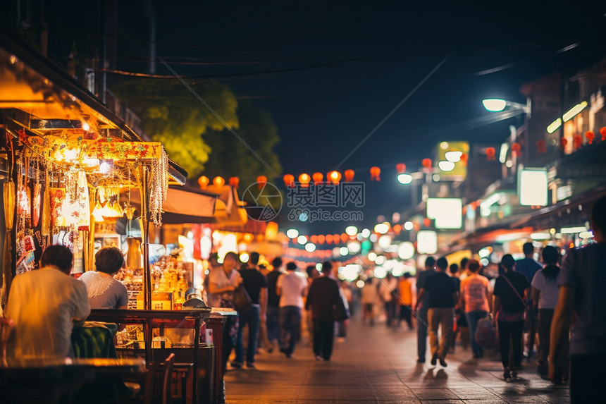 美条街夜市打卡路线与街景