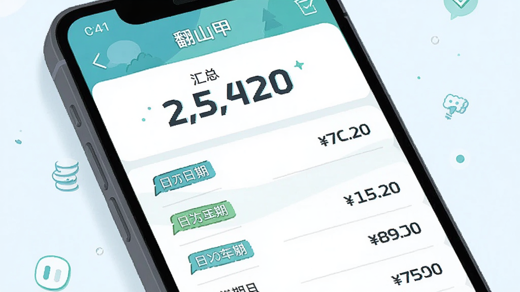 主体为手机屏幕展示“翻山甲”收益明细列表,布局为上下结构、上方汇总数字、下方逐条记录,排版疏朗,风格为清爽商务插画,细节包含日期标签与金额数字,画质高清、干净、无多余元素