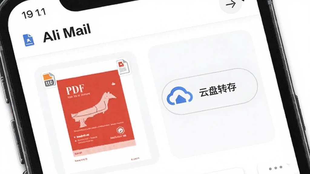 ��������ΪAliMail�ʼ�����ҳչʾ����Ԥ��������Ļ�пɼ�PDF�ĵ�����ͼ������ת�水ť������Ϊ�ֻ�����ֲ��Ŵ�չʾ�����Ϊ���칫UI���ϸ�ڰ����ļ���ʽͼ��Ͳ�����ť�����ʸ���ɾ����޶���Ԫ��