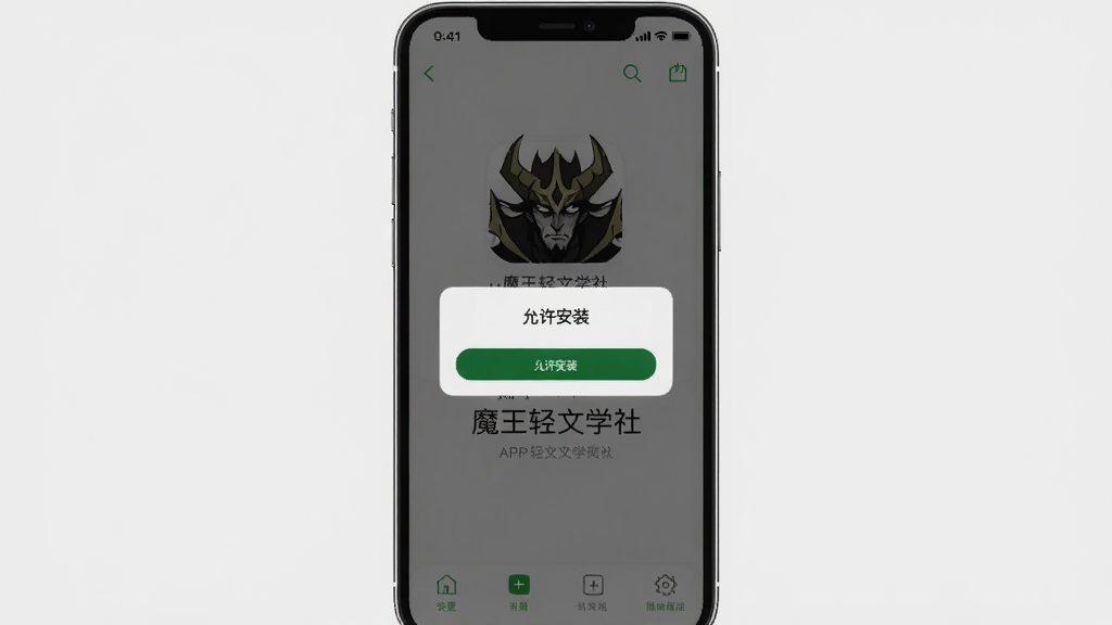 ��������Ϊ��ħ������ѧ�硱APP�İ�װ���棬��ʾ�ֻ���Ļ���С�������װ������������Ϊ��ɫ�����Ϊ�̳̽�ͼ��񣬲��ּ�࣬�����������޶���Ԫ�ء�