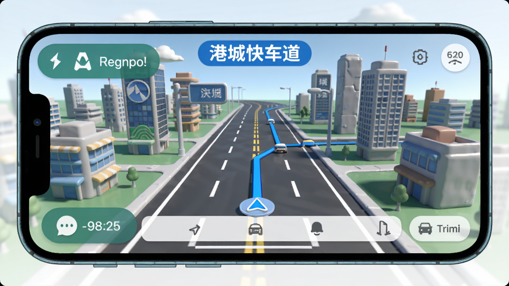 主体为手机横屏显示