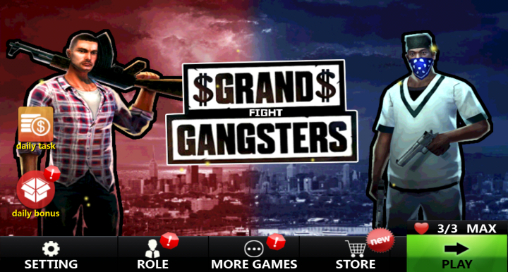 ���𺷷�Grand Fight Gangsters2.8 ��׿�� Ӳ�˺ڰﶯ��ð��