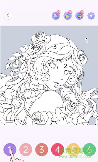 涂个颜色 安卓版 涂色操作教程