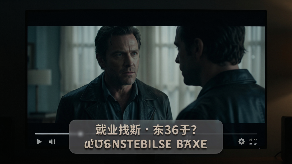 主体:高清万能视频播放器播放电影,画面下方显示中文字幕,字幕样式美观。布局:字幕居中显示,背景有半透明阴影。排版:字幕清晰易读。风格:电影感,暗色调。细节:字幕字体圆润,边缘平滑。画质:全高清,干净画面。