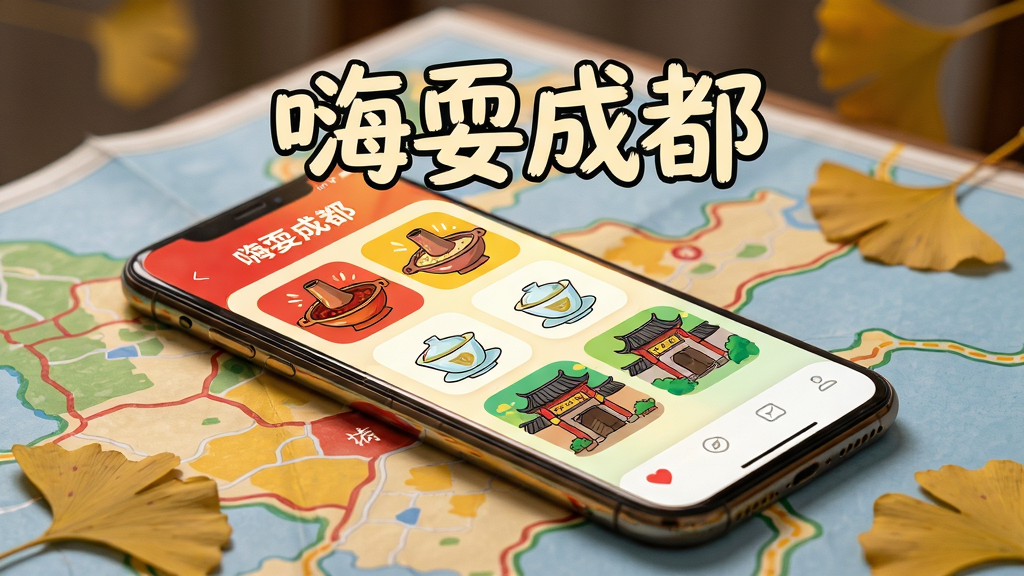 画面主体为一部亮屏的智能手机,屏幕内显示