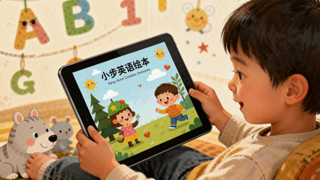 ��������Ϊ�ҳ��ͺ���һ��ʹ��ƽ������Ķ��汾��ƽ����Ļ����ʾ��ɫ�汾ҳ�棬��Χ�п�ͨ�������ĸװ�Σ�����Ϊ��ܰ�ļ�ͥ�������Ű����б�Խǹ�ͼ�����Ϊдʵ�廭��ϸ�ڰ�����͵ĵƹ��΢Ц�ı��飬����ϸ��ɾ����޶���Ԫ�أ����ֱ�ע