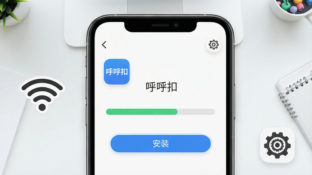 ���壺һ�������ֻ���ʾ�������ۡ�APP�İ�װ���棬�Ա���Wi-Fiͼ������ó��֡����֣��ֻ���Ļ��д����ʾ�������ۡ���װ������������Ϊ������档�Ű棺�ֻ����У���װ����������Ӧ�����ơ������ۡ��͡���װ����ť�ɼ�����񣺼�Լ�Ƽ��磬�ɾ�������ϸ�ڣ���װ������������Wi-Fiͼ�������ͼ���׺�����ʣ����壬�ɾ����޶���Ԫ�ء�