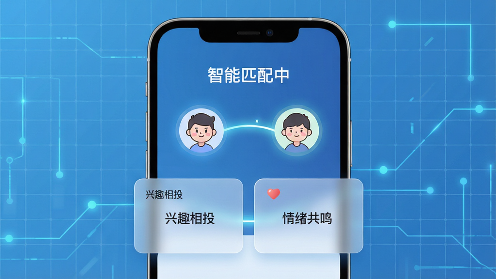 ���壺�ֻ���Ļչʾ�����㡱APP������ƥ��ҳ�棬������ͨͷ��ͨ��һ������������ӣ����֣��ֻ����У�����Ϊǳ��ɫ�Ƽ��������Ű棺ҳ�涥����ʾ������ƥ���С��������·���������͸����Ƭ������ִ���Լ����һ��Ƽ��У�ϸ�ڣ���Ƭ��д�š���Ȥ��Ͷ���������������������ʣ����壬�ɾ����޶���Ԫ��
