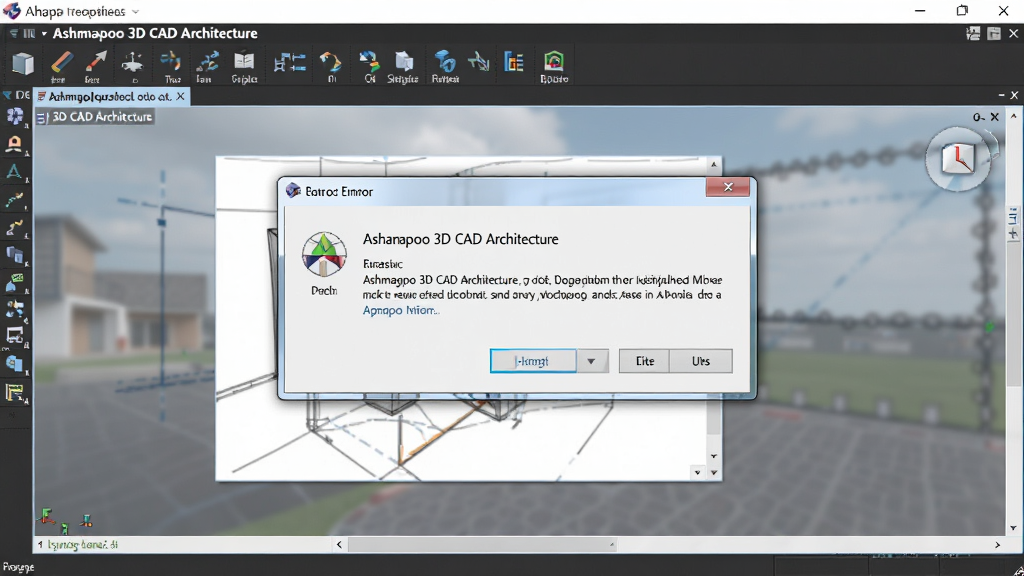 ����ΪAshampoo 3D CAD Architecture�������н��棬��ʾ������ʾ�򣬲����������Ű�רҵ�����дʵ��ϸ�ڷḻ�����ʸ��壬�ɾ��޶���Ԫ�ء�