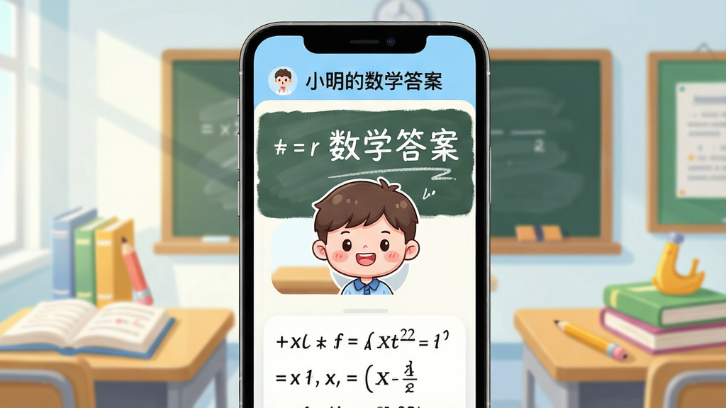 画面主体为一部智能手机屏幕,屏幕内显示