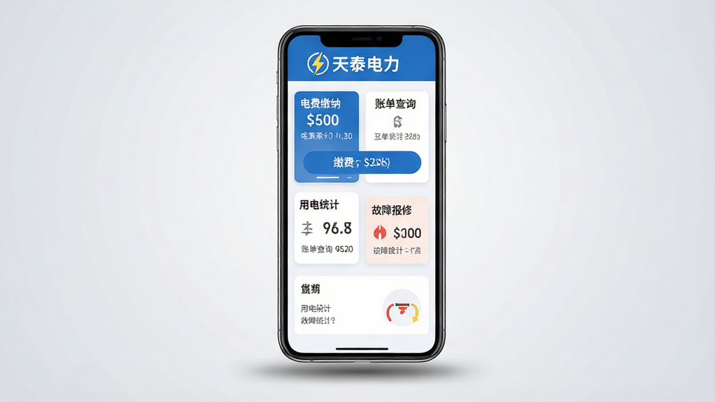 ���壺һ�������ֻ���Ļ��ʾ��̩����APP�������棬���涥���С���̩������Ʒ�������͵�������ͼ�ꡣ���֣��ֻ����У���������չʾ������ɷѰ�ť���õ�ͳ�Ƶ�ģ�顣�Ű棺���濨Ƭʽ���֣���Ϣ�㼶����������ִ���ƽ����ƣ���ɫ�Ͱ�ɫΪ��ɫ����ϸ�ڣ��ֻ��·��������Ӱ������Ϊǳ��ɫ���䣬����������ʾ����ѽ��ɡ������˵���ѯ���������ϱ��ޡ��Ȳ˵������ʣ�������Ⱦ���ɾ����޶���Ԫ�ء�