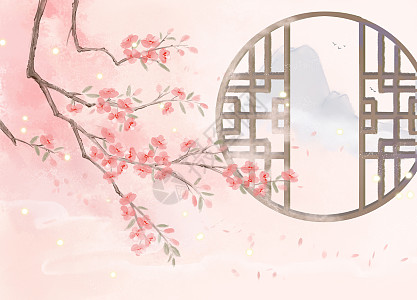 初见桃花ChuJianTaoHua古风壁纸图片大全