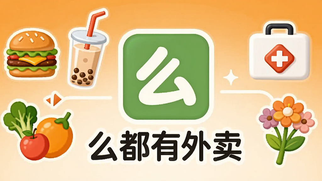 一幅横向排列的插画风格图像,画面中央是