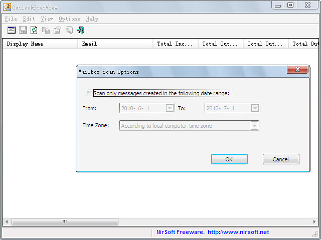 OutlookStatView1.0.0.74 �ʼ�ͳ�ƹ���
