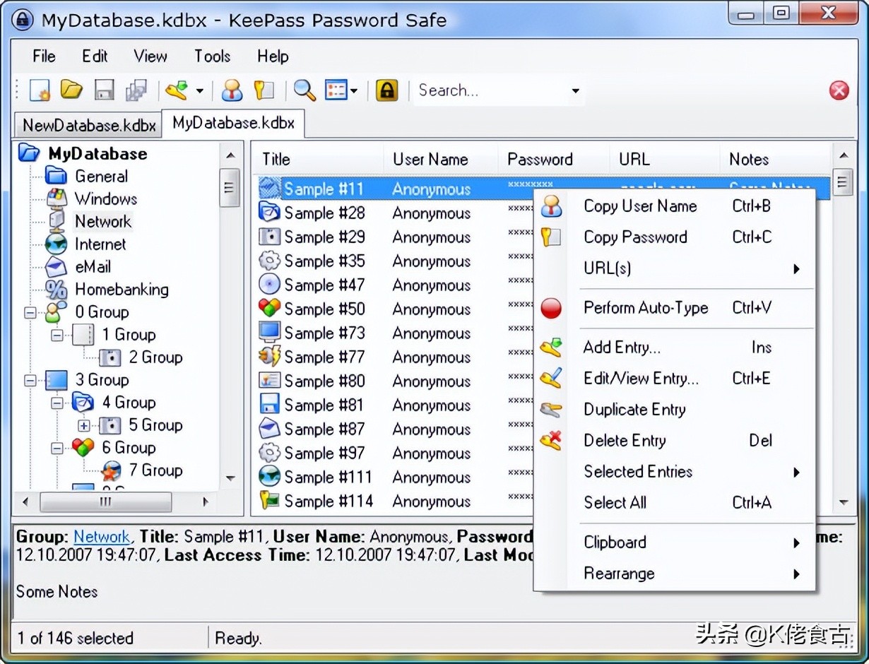 KeePass Password Safe 安卓版 使用教程