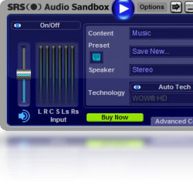 SRS Audio Sandbox 界面截图 安卓版