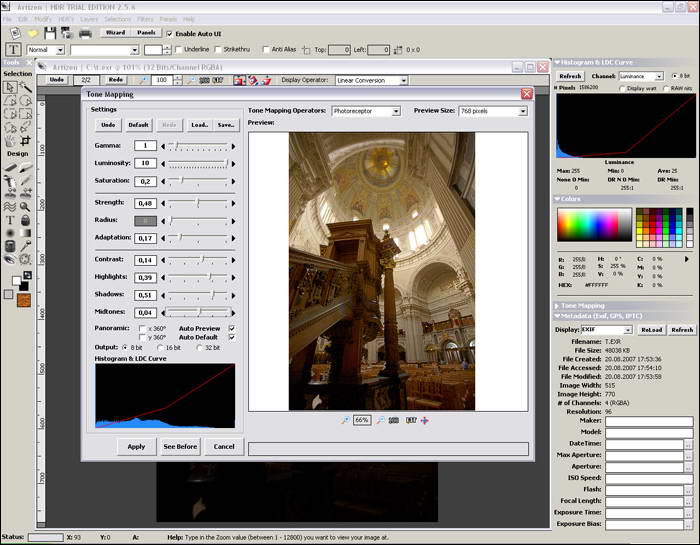 artizen hdr 软件界面截图 安卓版