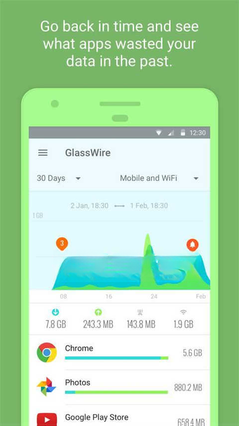 GlassWire ������������3.3.660 �����ط���ǽ
